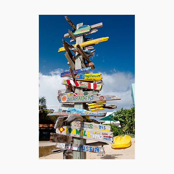 Give us a sign.... Photographic Print