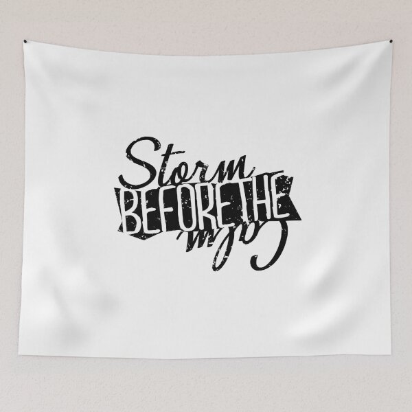 Item preview, Storm Before the Calm, Motivation Brave Bold Courage Confidence designed and sold by Mullet Monkey.