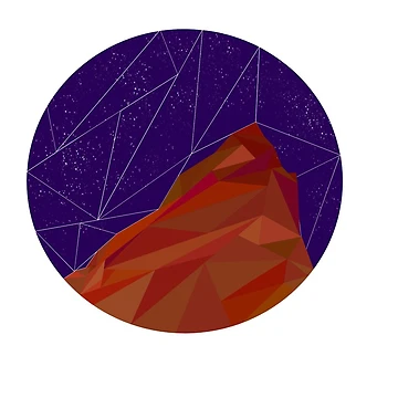 Artwork thumbnail, Geometric Red Rocks Colorado  by bleathefirst