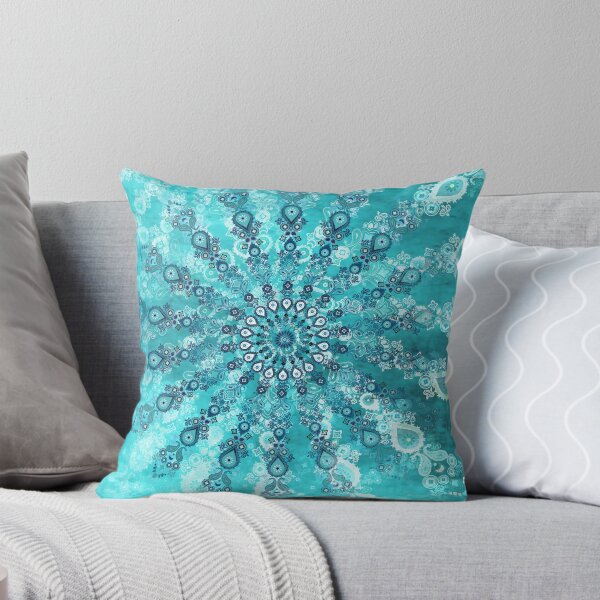 Item preview, turquoise mandala designed and sold by MartaOlgaKlara.