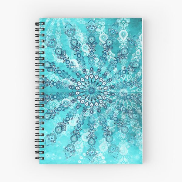 Item preview, turquoise mandala designed and sold by MartaOlgaKlara.