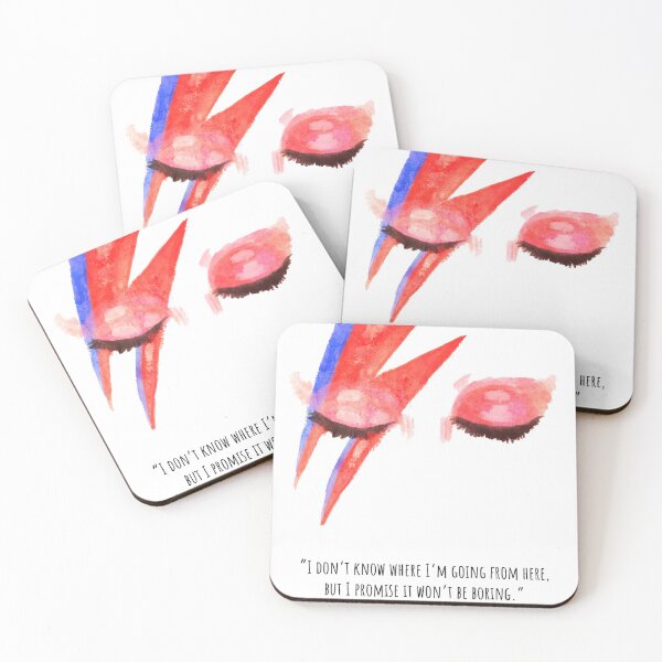 DAVID BOWIE Posavasos (lote de 4)