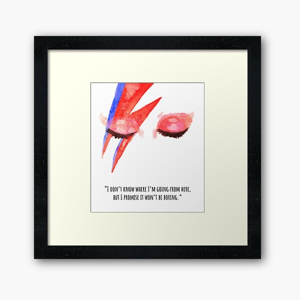 DAVID BOWIE Framed Art Print