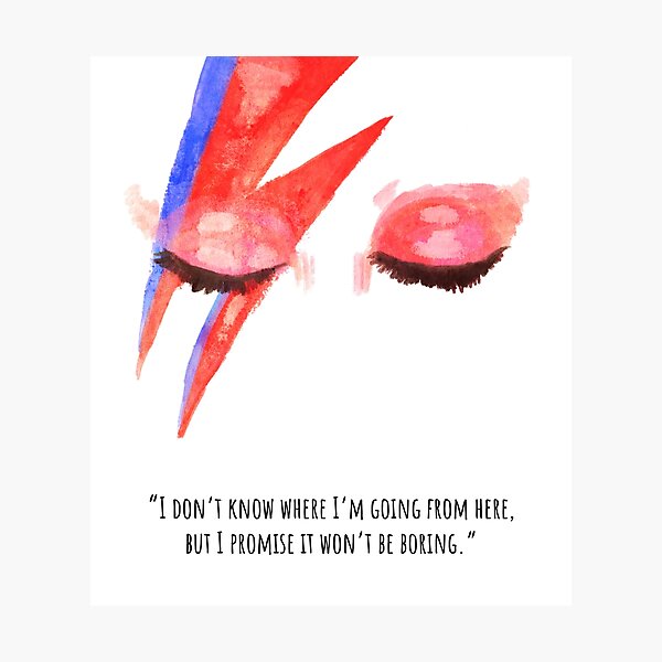 DAVID BOWIE Lámina fotográfica