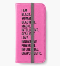 Vinilo o funda para iPhone Soy mujer negra | Afroamericano | Vidas negras