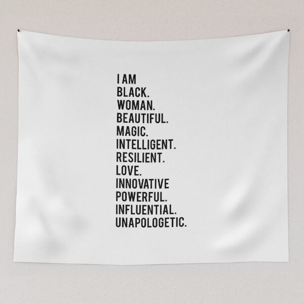 Item preview, I Am Black Woman | African American | Black Lives designed and sold by UrbanApparel.