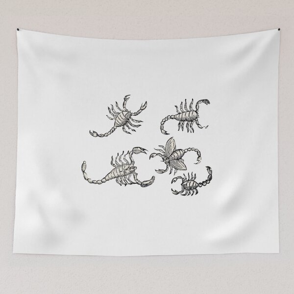 Item preview, woodcuts bestiary - scorpions designed and sold by MagicDoorknob.