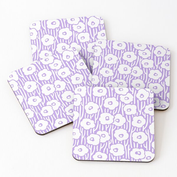 Item preview, Mid Century Modern Wild Flower Pattern 529 Lavender designed and sold by tonymagnerart.