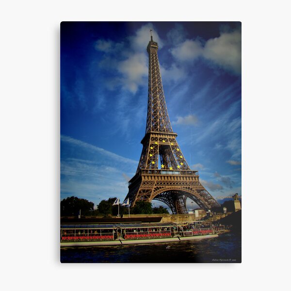 Eiffel tower in hdr Metal Print