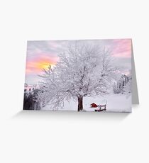 Winter Landscape Greeting Card