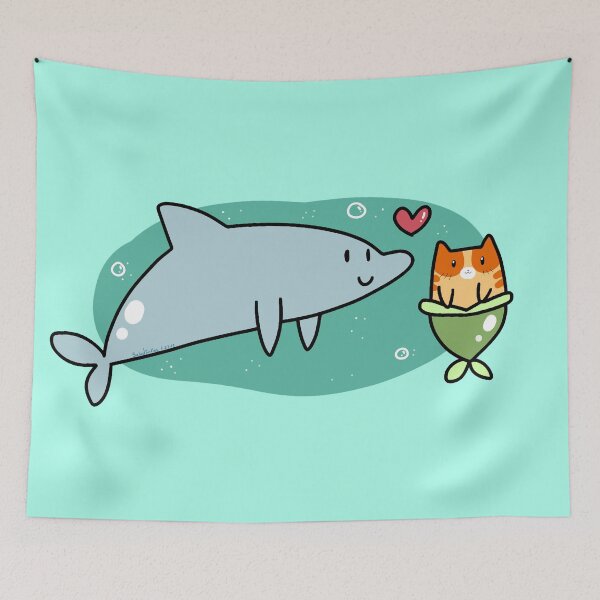 Item preview, Dolphin and MerCat Love designed and sold by SaradaBoru.