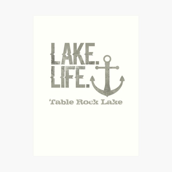 Table Rock Lake Wall Art Redbubble