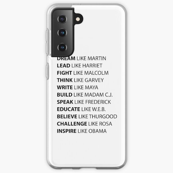 Black Hero | Black History | African American Civil Rights Leaders Samsung Galaxy Soft Case