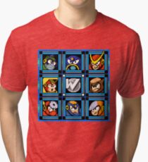 Megaman 2 Boss Select Tri-blend T-Shirt