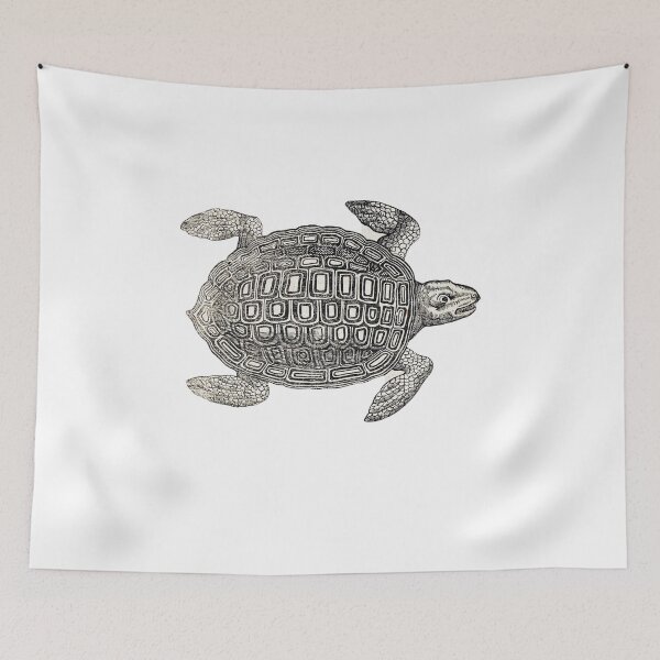Item preview, woodcuts bestiary - tortoise designed and sold by MagicDoorknob.