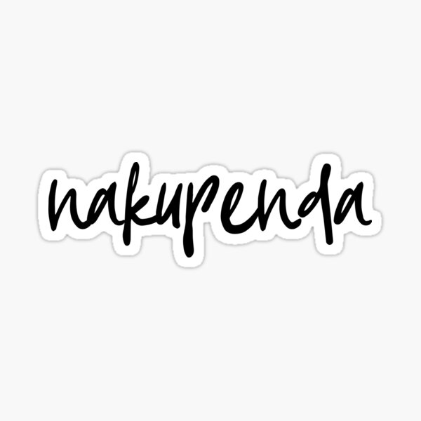 Nakupenda (I love you) Sticker