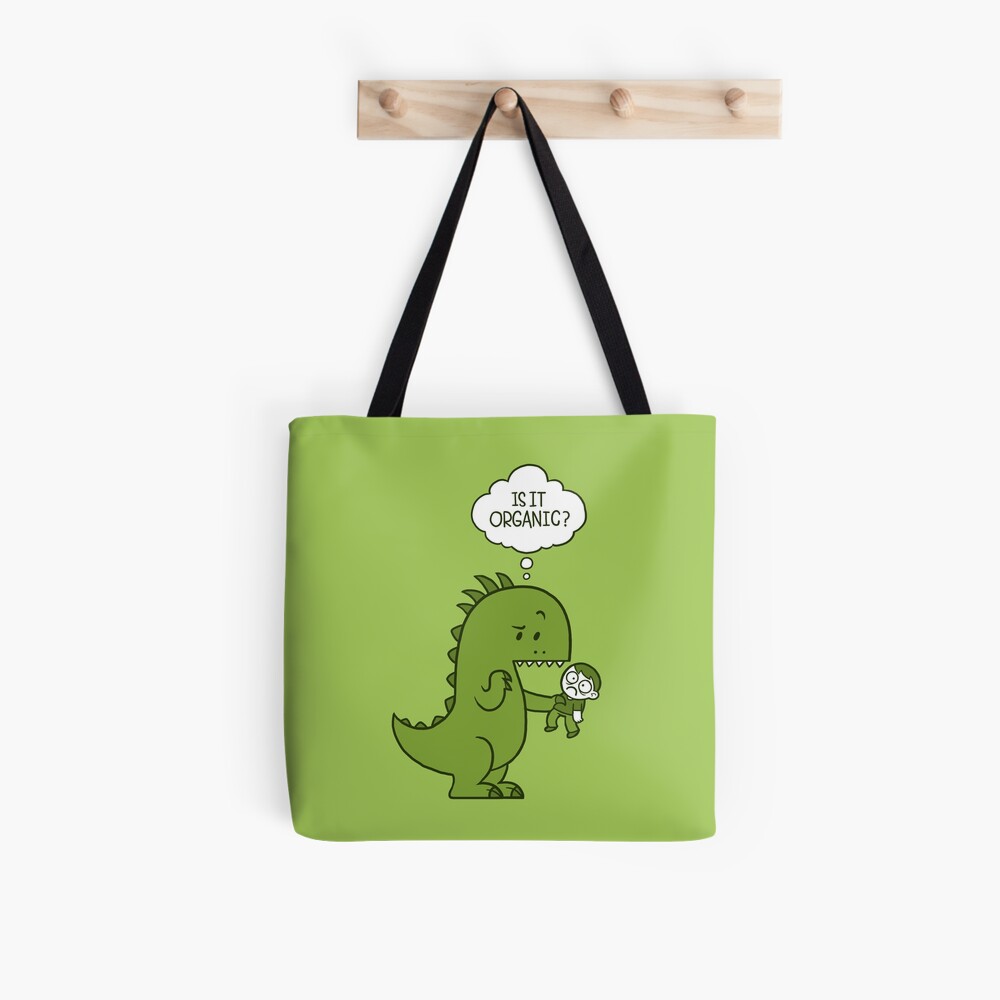 Organic Dinosaur Tote Bag