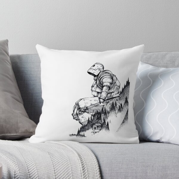 Iron Giant Throw Pillow