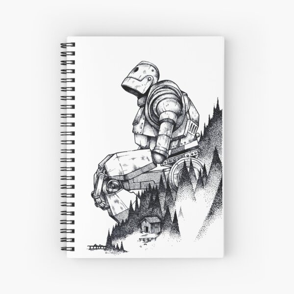 Iron Giant Spiral Notebook