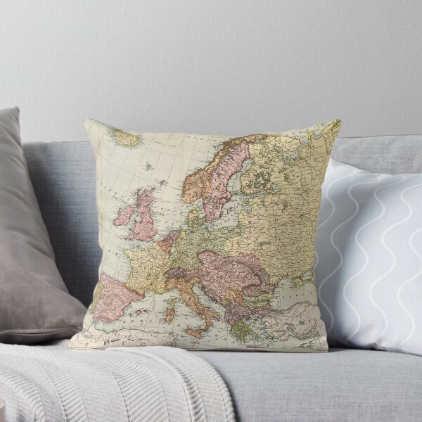 Artikelvorschau, Atlaskarte von Europa (1912) entworfen und verkauft von allhistory.