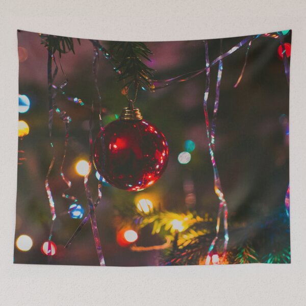 Item preview, Red Christmas Tree Ornament designed and sold by allhistory.