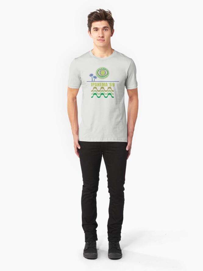 Alternate view of Ipanema Modern Vintage/Retro original design Slim Fit T-Shirt