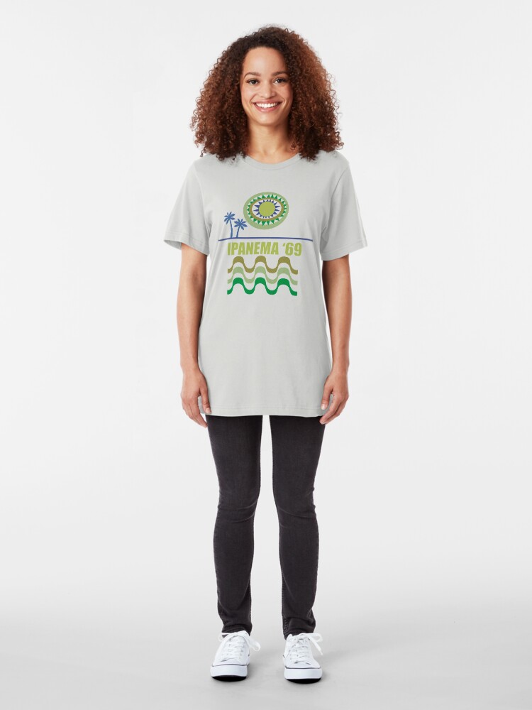 Alternate view of Ipanema Modern Vintage/Retro original design Slim Fit T-Shirt