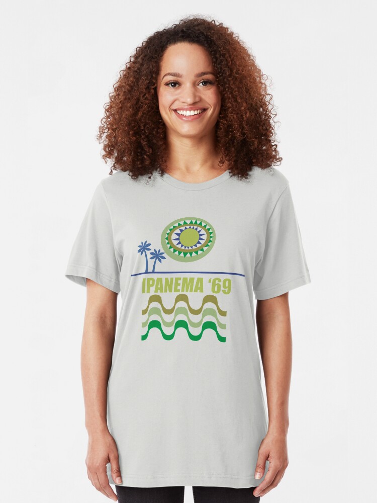 Alternate view of Ipanema Modern Vintage/Retro original design Slim Fit T-Shirt