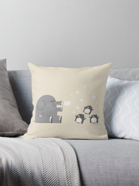 Item preview, Elephants & Penguins love bubbles. designed and sold by Schlogger.