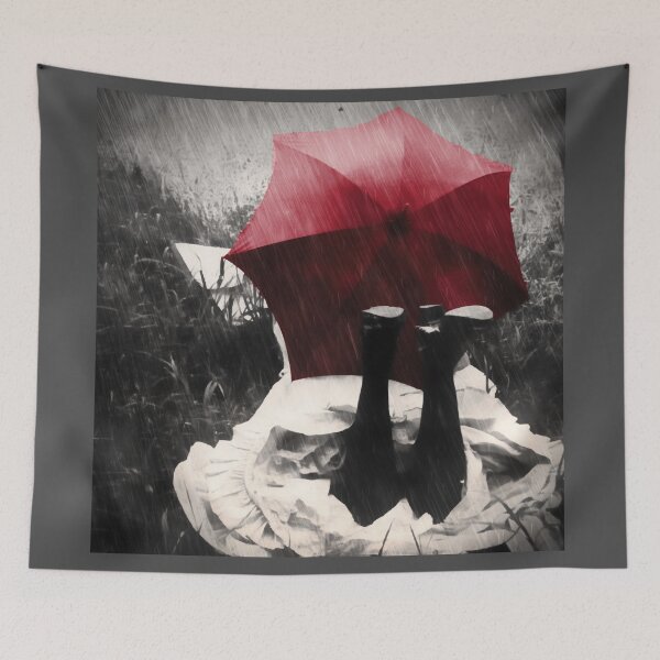 Item preview, Red Umbrella designed and sold by Sasha Art Gallery.