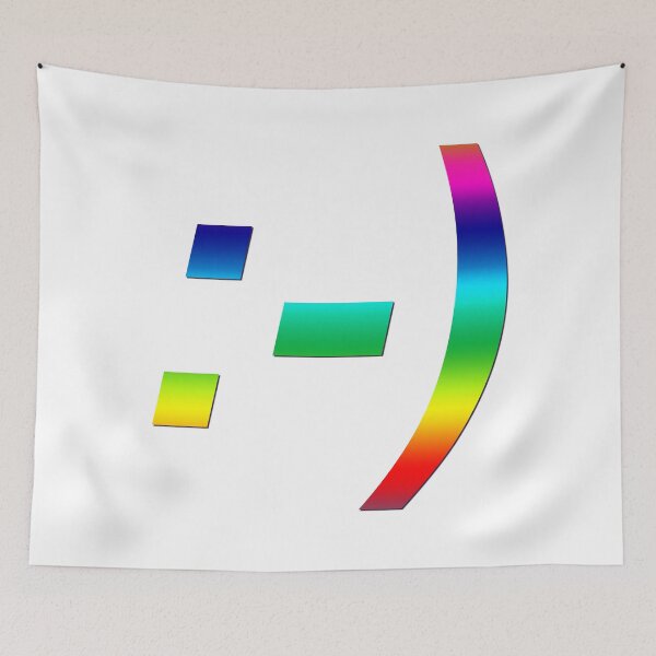 Item preview, Smiley Face - Vaporwave Text Emoticon designed and sold by Platnix.