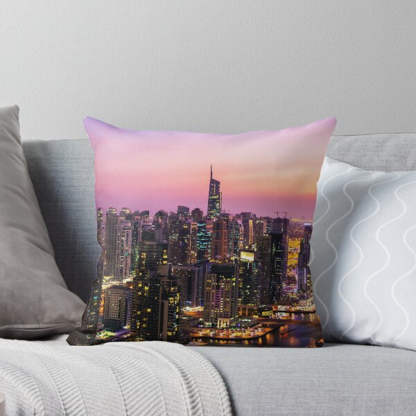Item preview, Skyline Jumeirah Lake Towers, Dubai, United Arab Emirates at Dusk designed and sold by allhistory.