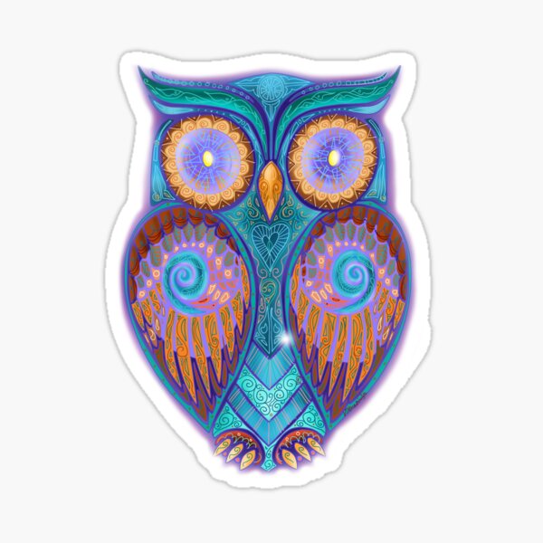Owl 3 Sticker