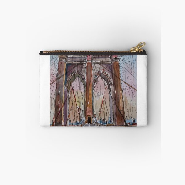 Item preview, Brooklyn Bridge New York City - Cityscape - Watercolor designed and sold by artshop77.