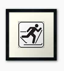 Cross Country Framed Print