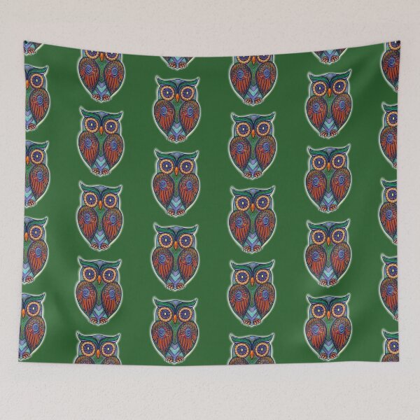 Item preview, Ornate Owl 8 designed and sold by balnacra.