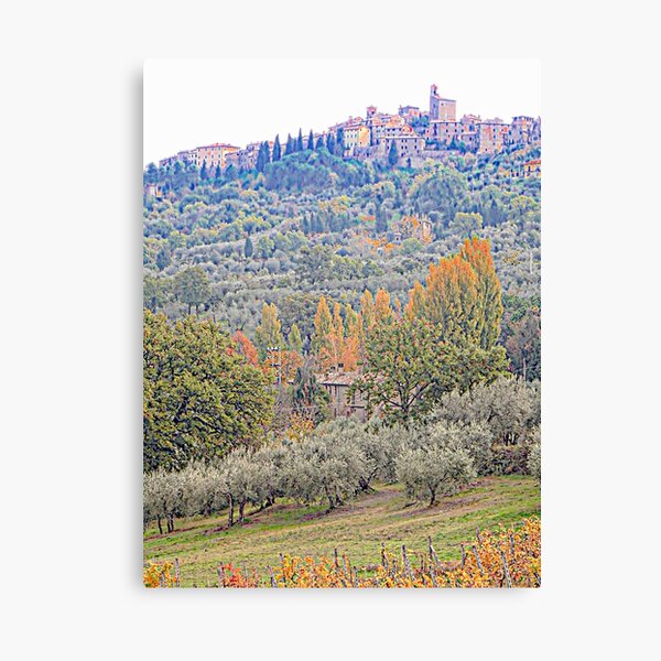 Panicale in Autumn Canvas Print