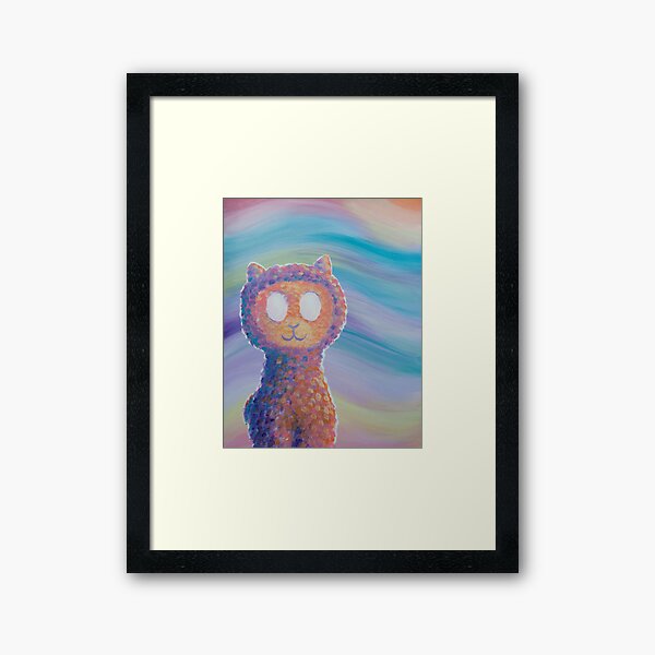 Spoopy Alpaca Framed Art Print