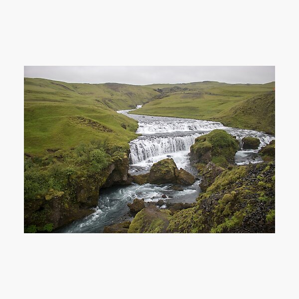 Iceland Waterfall Photographic Print