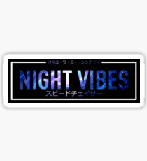 Night Vibes Slap Sticker Sticker