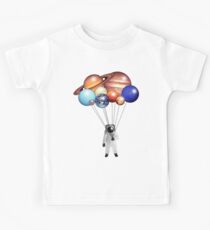 Astronaut Balloons Kids Tee