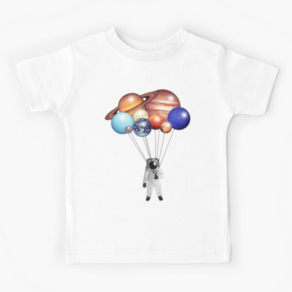 Astronaut Balloons Kids T-Shirt
