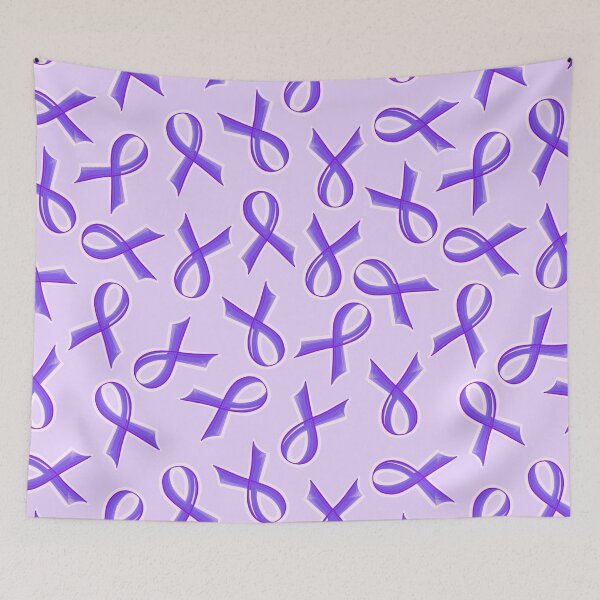 Item preview, Purple awareness ribbons - Support of Alzheimer's, Lupus, Fibromyalgia and Epilepsy and more designed and sold by crdraper.