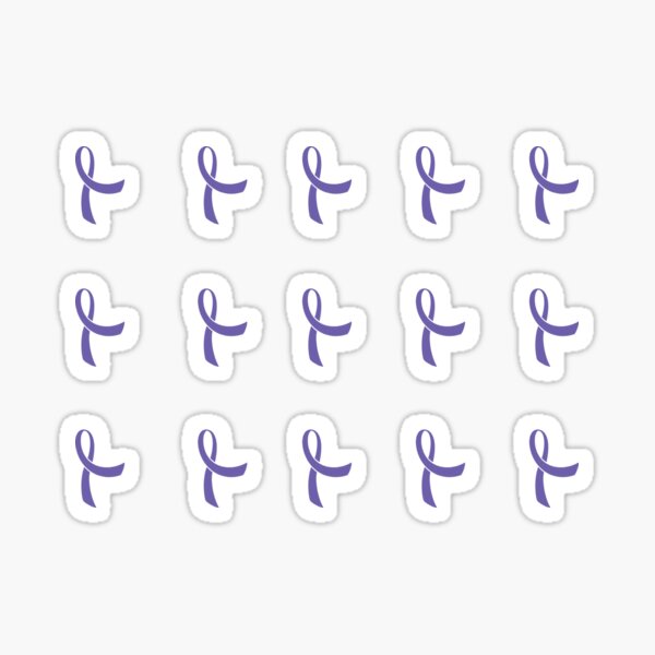 Item preview, Purple awareness ribbons - Support of Alzheimer's, Lupus, Fibromyalgia and Epilepsy and more designed and sold by crdraper.
