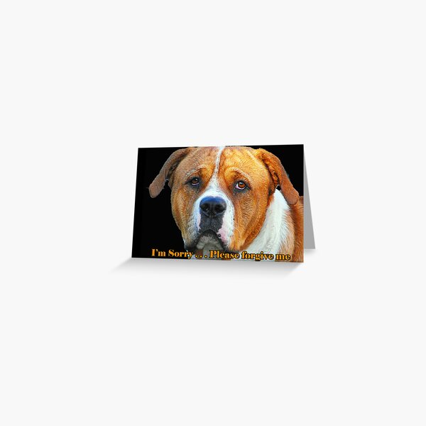 Boxer Dog Card Greeting Card