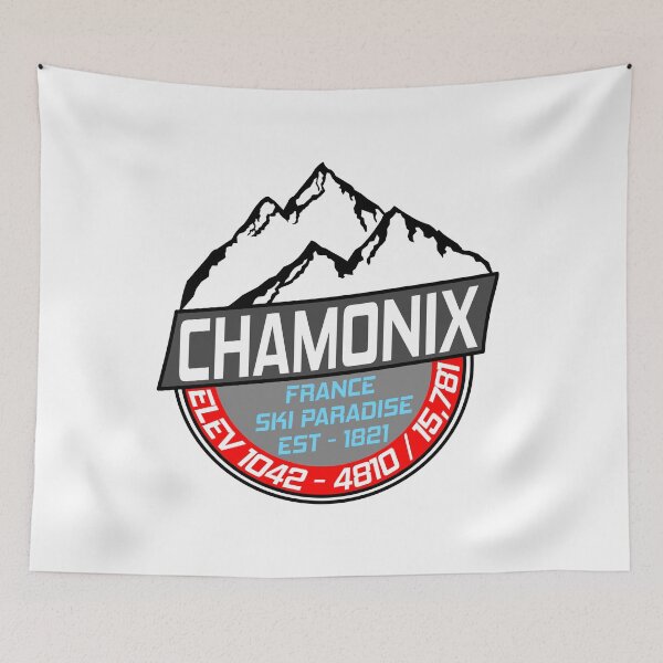 Item preview, Ski Chamonix Mont Blanc France Skiing Paradise designed and sold by chriswilson111.