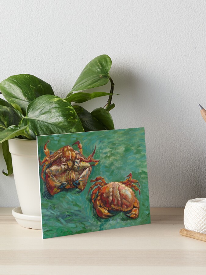 Vincent Gogh, Two Crabs, 1889" Art Board Print for Sale by vintage art | Redbubble