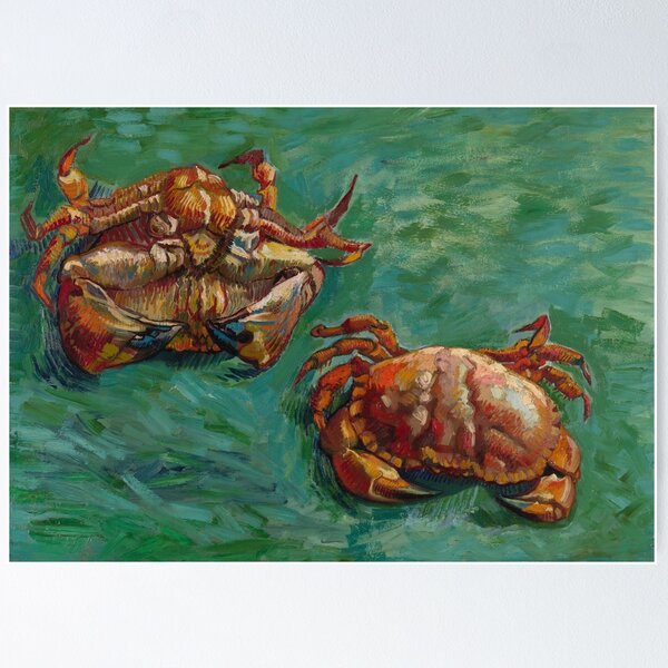 Aperçu de l'œuvre Vincent van Gogh, Deux Crabes, 1889 créée et vendue par Vintage Wall Art.