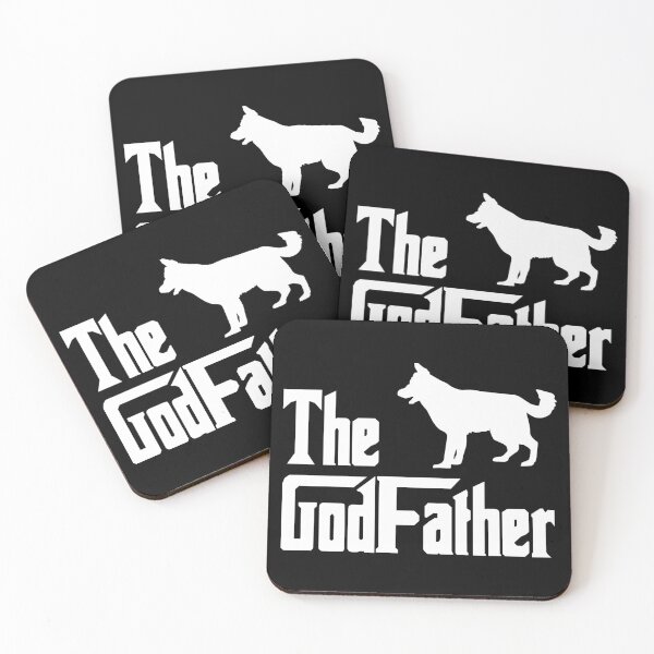 Item preview, The German Shepherd The Godfather Black and White designed and sold by HelloFromAja.