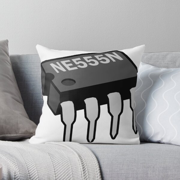 555 Timer Throw Pillow